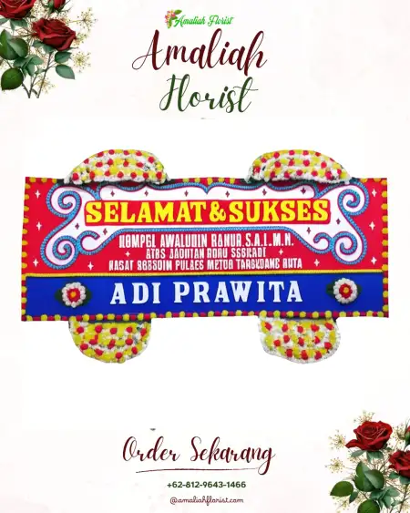 Papan Bunga Ucapan Selamat Bungur
