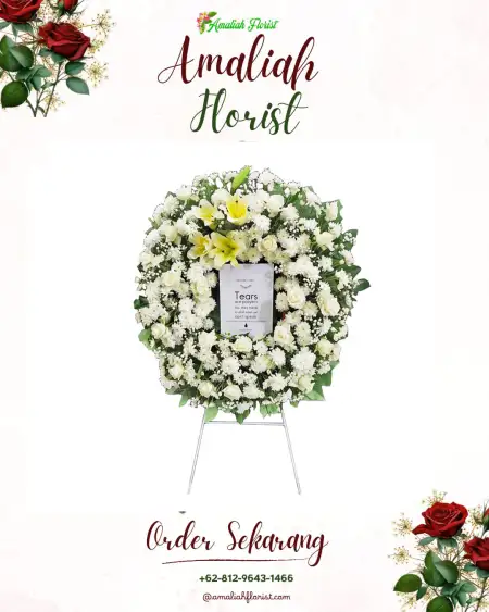 Krans Bunga Duka Bungur